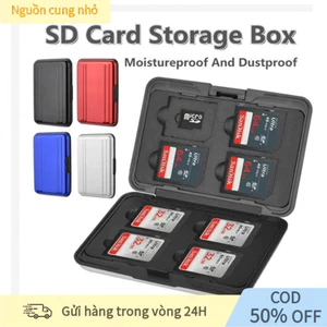 【IN VN】Hộp Đựng Thẻ Nhớ 8 Ngăn – Loại 1 Cứng Cáp, Chống Nước, Chống Bụi