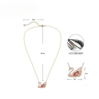Cửa hàng chính thức Dancing Swan - Dây chuyền pha lê và bạc, phù hợp làm quà tặng sinh nhật cho bạn gái