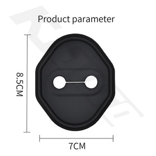 [Sản phẩm chính hãng 1: 1] 4 miếng bảo vệ khóa cửa giảm xóc cửa ô tô bằng silicon Nhãn dán khóa cửa tự động cho Toyota Honda Mazda Proton Perodua Suzuki Isuzu Geely Lynk CO XiaoMi