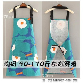 Bếp Canvas Tạp Dề Nấu Ăn Hộ Gia Đình Đơn Giản Phong Cách Nhật Bản Eo Nam Nữ Chống Mài Mòn Không Tay Thoáng Khí Làm Việc Vải / IEOHD