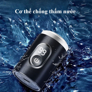 Máy Cạo Râu Mini Đa Năng, Cạo Ướt/Khô Tiện Lợi, Màn Hình LED Thông Minh , chống nước, Sạc USB Type-C