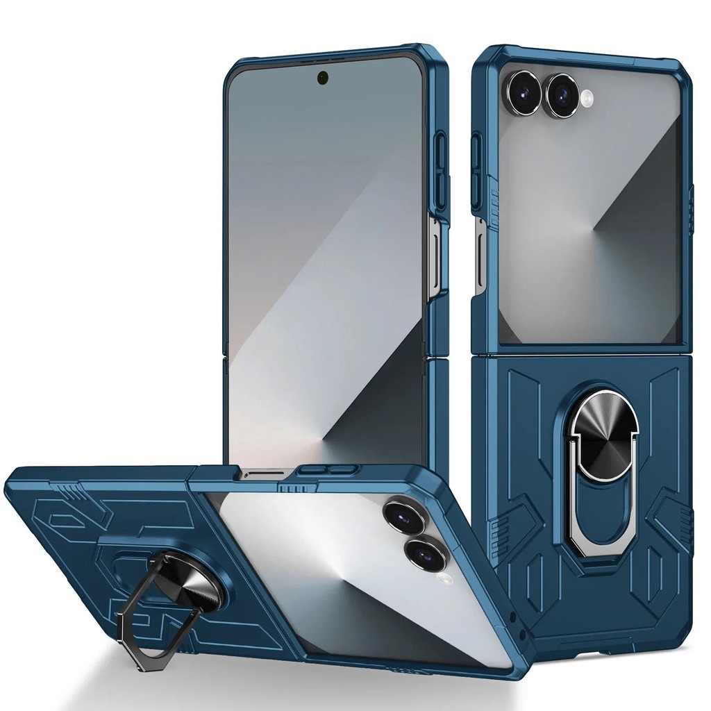 Vòng Giá Đỡ Ốp Lưng Điện Thoại Samsung Galaxy Z Flip 7 6 5 4 3 Flip7 Flip6 Flip5 Bảo Vệ Vỏ Cứng Chống Sốc