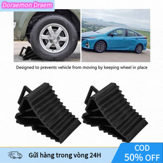 [COD] 2 Cục Chèn Bánh Xe Cao Su – Chống Trượt, Dùng Cho Ô Tô Xe Tải