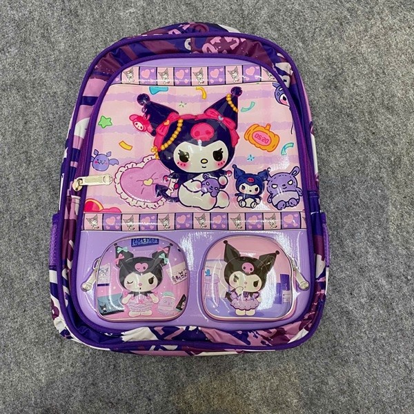 Balo 3D cấp 1 nhiều Mẫu Hoạt Hình Bé Gái