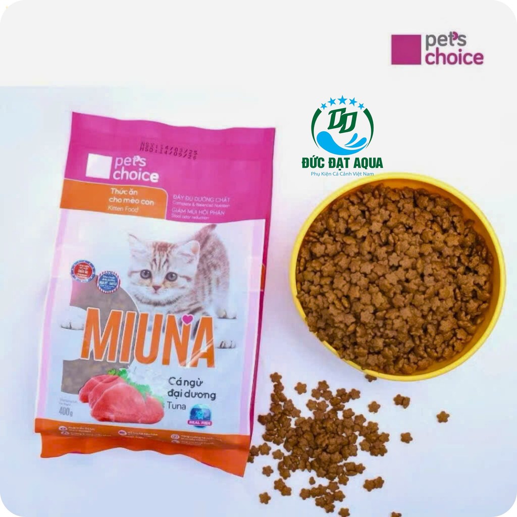 Combo 1 túi và 2 túi hạt Thức ăn cho Mèo con MIUNA 1.1kg hỗ trợ phát triển toàn diện 8