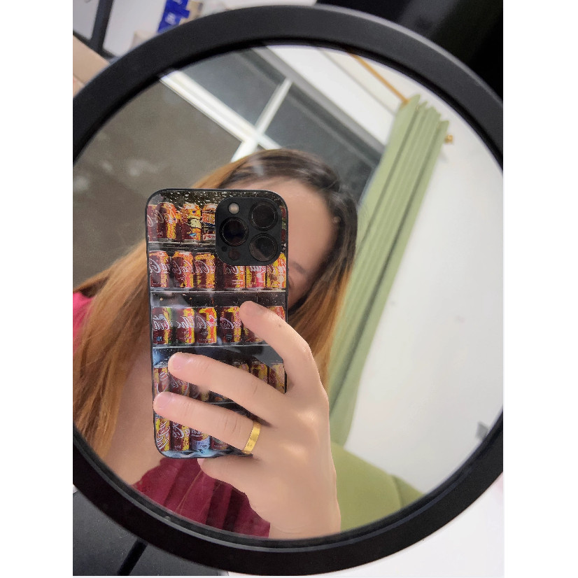 Ốp điện thoại IPhone 16 Vỏ bảo vệ Glass Cola Summer Soda I16 Pro max có dây buộc Tủ lạnh 15 Pro 14PM Vỏ bảo vệ chống sốc