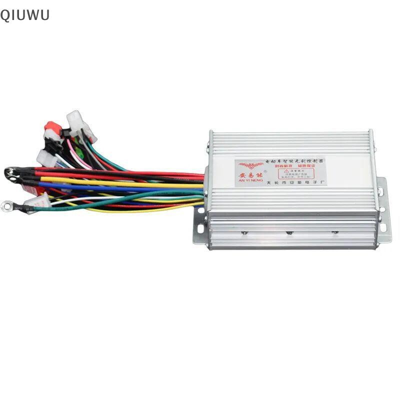 Thay thế bộ điều khiển tốc độ động cơ không chổi than QIUWU 36V-48V 350W / 500W cho xe tay ga xe đạp điện.