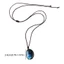Mặt dây chuyền Labradorite tự nhiên THEGIRL8B, Bút chì Labradorite phong cách dân tộc tinh tế, Đánh bóng thô đơn giản có dây huấn luyện tự nhiên Trang trí nội thất