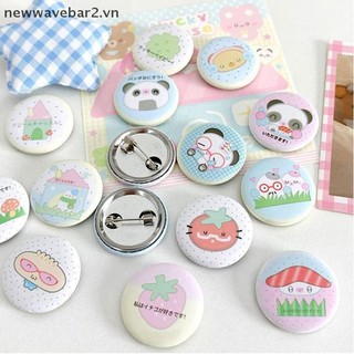 [Mới] Bộ 6 Nút Huy Hiệu Hoạt Hình Retro Dễ Thương, Phù Hợp Trang Trí Balô và Túi Đựng Bút Chì Trẻ Em.