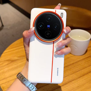 Dành Cho VIVO X100s Pro, X100 Pro, X100 Ultra Ốp Lưng ELVEV Da PU Sang Trọng Màu Nối Siêu Mỏng Vỏ Bảo Vệ