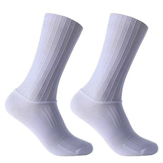 New Aero Pro Pneumatic Socks Professional Sports Cycling Socks Silicone Non-Slip Bicycle Road Socks zZfj