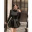 Đầm váy nữ thu đông thiết kế dáng ngắn babydoll tiểu thư sang chảnh thời trang hottrend XIMIMI SP235