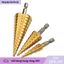 Mũi Khoan Bước Tháp Hình Nón HSS Phủ Titan Đa Dạng Đường Kính 4-32mm Siêu Bền