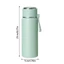 Cốc hút chân không bình giữ nhiệt ICUCKO, Bình nước bằng thép không gỉ 316 chống rò rỉ, Cốc giữ nhiệt 500ml di động hợp thời trang dành cho sinh viên