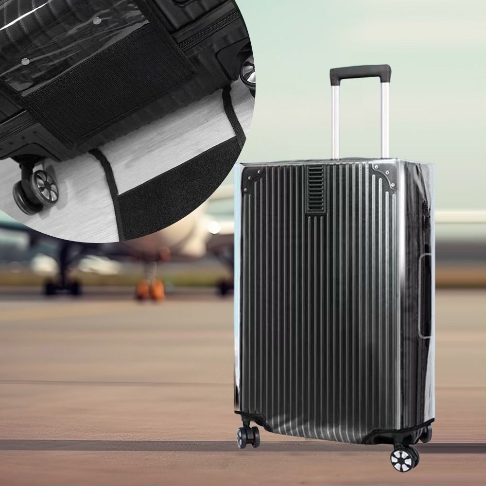 Vỏ bảo vệ hành lý OLVIDO, Vỏ hành lý du lịch chống nước 20-28 Inch, Vỏ bảo vệ vali chống bụi bằng nhựa PVC chống mài mòn