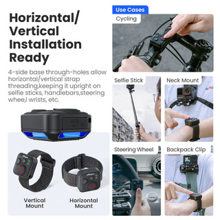 Dành Cho lnsta360 / GoPro Full Series Camera Thể Thao Bluetooth Điều Khiển Từ Xa Điện Thoại Chống Nước Mini Thông Minh Điều Khiển Từ Xa Phụ Kiện