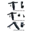Giá đỡ chân máy Mini Treeling có tay cầm cao su chống trầy xước Tương thích cho Vlog Thiết bị di động chụp ảnh ngoài trời