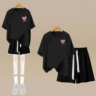 TỔNG HỢP CÁC MẪU QUẦN ĐÙI CỘC TRƠN + MIX ÁO PHÔNG  -in trái tim ngực chữ LIFE FOR LOVE-