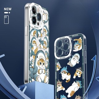 Ốp Điện Thoại Cho Samsung Galaxy Note 20 Ultra S10 10 Plus Lite A56 A36 A26 A55 A35 M54 F54 M23 M60 Mfu Cát Cá Mập Mèo Nóng Dễ Thương Trong Suốt Ngộ nghĩnh Silicon Hoạt Hình