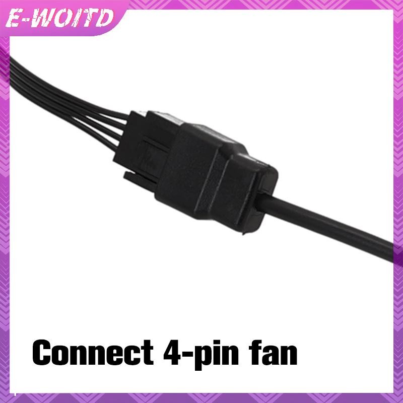 E-woitd 30 / 50 / 100CM 3 / 4 Pin Quạt Sang USB Adapter Cáp Máy Tính Pc Quạt Nguồn Cáp Kết Nối Bộ Chuyển Đổi HNVN