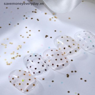 [savemoneyeveryday] 1mm Ngôi Sao Lấp Lánh Móng Tay Lấp Lánh Lấp Lánh Pentagram Trang Trí Móng Tay Thiết Kế Salon Móng Tay Phụ Kiện Dễ Thương DIY Nail Art Design [vn]