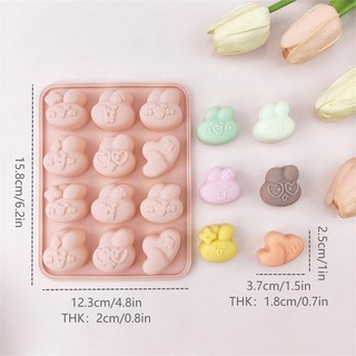 Khuôn Silicon Thỏ, Rùa, Cá, Mèo, Hoa, Nơ, Chân, Gấu Nhiều Hình Dễ Thương Làm Rau Câu, Pudding, Panna Cotta , Kẹo dẻo