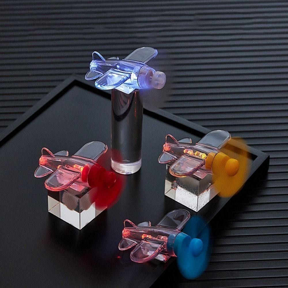 【COD】Bộ mô hình Máy Bay Chong Chóng Đèn Led phát sáng mini,trang trí xe máy,mũ bảo hiểm,Thời trang Năng lượng gió Trang