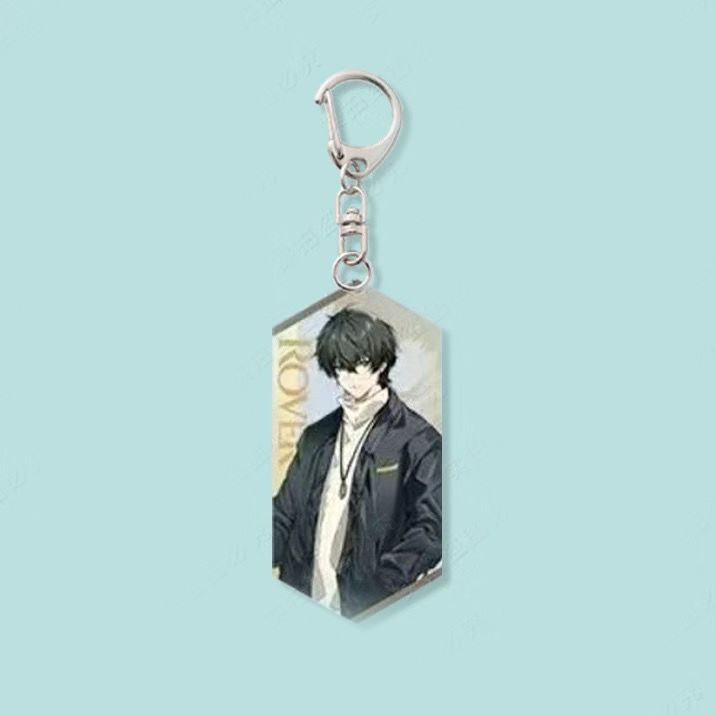 HT2 Sóng Gió Dính Móc Khóa Acrylic The Shorekeeper Mặt Dây Chuyền Yinlin Túi Phụ Kiện Anime Ngoại Vi TH2