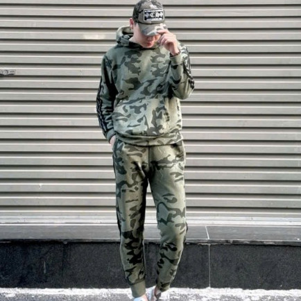 Bộ Thể Thao Rằn Ri A Đi Đát KCloset Set Thu Đông Áo Hoodie Quần Jogger Chất Nỉ Dày Dặn Nam Nữ NA978