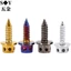 304 Chất Liệu Thép Không Gỉ Rỗng Bên Ngoài Lục Giác Mặt bích Vít Đốt Titan Điện Xe Máy Sửa Đổi Mạ Điện Màu Trang Trí M4M5 Tự khai thác