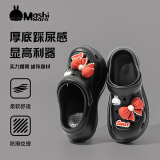 Giày Lỗ Nữ Mùa Hè 2025 Phong Cách Mới Mặc Ngoài Thời Trang Đế Dày Cao Chống Trơn Trượt Đi Biển Dép Baotou