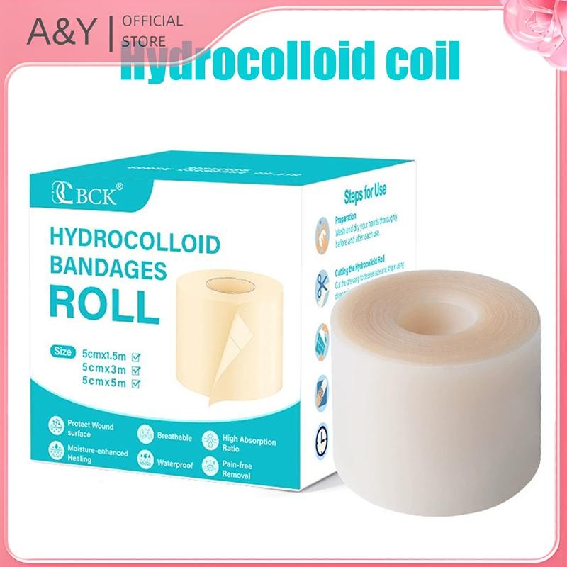 Băng cuộn & miếng dán thủy ngân A & Y Băng dính chăm sóc vết thương tự dính, thấm hút cao cho vết loét và bỏng giường