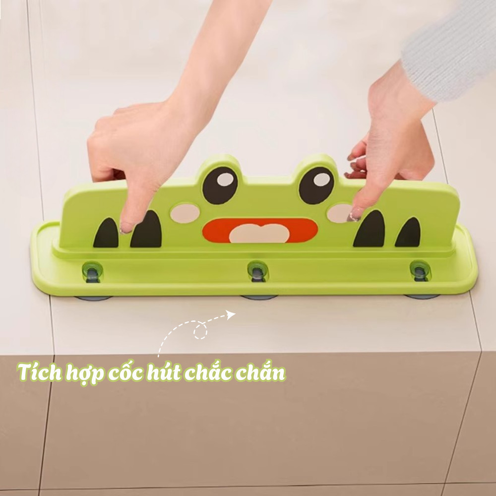 Tấm Chắn Nước Hình Ếch EVA Chống Văng Nước Hút Chân Không, Tấm Chắn Bồn Rửa Bát Đa Năng Dễ Tháo Lắp