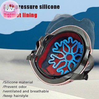 Moonlights Mũ Bảo Hiểm Linh Hoạt Chống Biến Dạng Bên Trong Silicon Pad Thông Khí Mũ Bảo Hiểm Lót Miếng Lót Mũ Bảo Hiểm Đệm Xe Máy Xe Đạp Mũ Bảo Hiểm Phụ Kiện EN