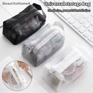 BeautifulHomeA 1 Lưới Du Lịch Túi Đựng Mỹ Phẩm Dây Kéo Túi Trang Điểm Cho Nữ Rửa Vệ Sinh Túi Trang Điểm Tổ Chức Di Động Túi Bảo Quản VN