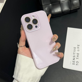 Phim Bảo Vệ Ống Kính Màu Trơn Kính Cường Lực Ốp Lưng Điện Thoại iPhone 17Promax 16Promax 16Pro 13 14 15 Pro Max Nữ Điện Thoại Di Động