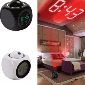 Chiếu Tường Đồng Hồ Báo Thức Học Sinh Sử Dụng Đa Năng Sáng Tạo Kỹ Thuật Số Dạ Quang Đầu Giường Nhỏ Đồng Hồ Báo Thức Bằng Giọng Nói Hẹn Giờ Cắm ILCK