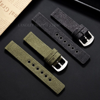 20 / 22 / 24mm Vải Bền Nylon Dây Đeo Đồng Hồ Đa Năng Dệt Nylon Dây Đeo Đồng Hồ Nam Nữ Vòng Tay Vải Dây Đeo Đồng Hồ 20mm 22mm Thể Thao Đen Xanh