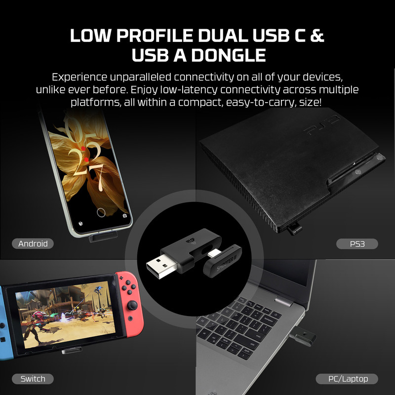 Tay Cầm Chơi Game ORIO Fantech Shooter III WGP13S – 19 Nút, Không Dây & Có Dây, Pin 600mAh, 1000Hz