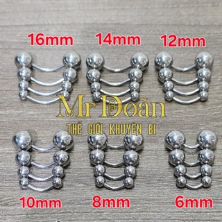 Khuyên Chùy Cong nhiều Size 5/6/8/10mm - Hoa Tai Nữ - Women