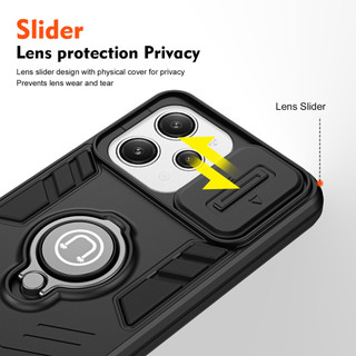 Dành Cho Redmi 12 4G / 5G Ốp điện thoại Có Chân Đế Giáp Lưng TPU Mềm Edge Bảo Vệ Ống Kính Máy Ảnh Chống Sốc Mỏng Bao