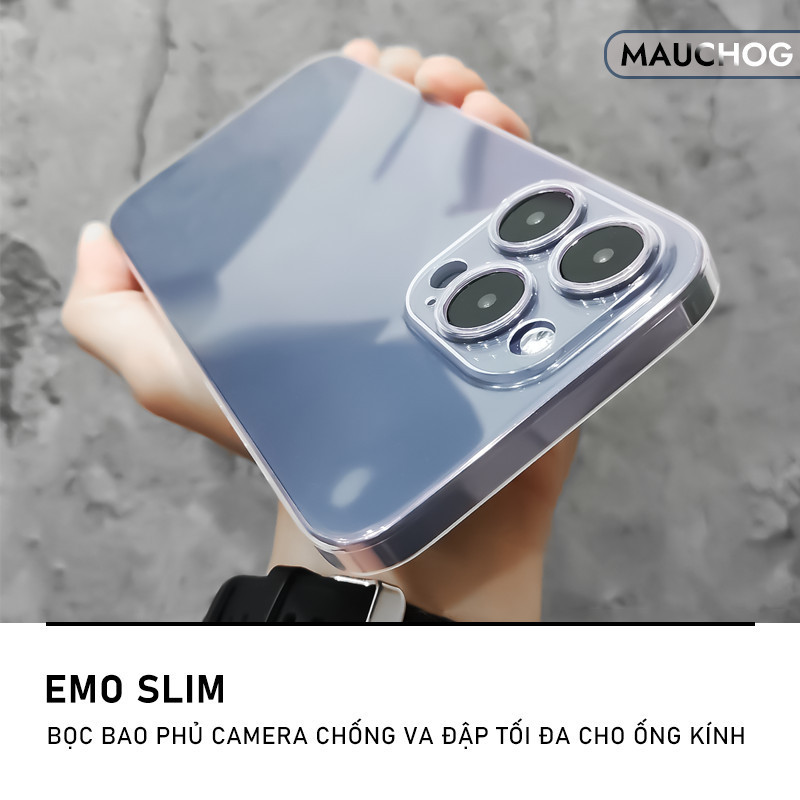 Ốp Siêu Mỏng 0.3mm Chất Liệu PP Không Ố Vàng Bảo Vệ Camera Cho Điện Thoại iPhone 17 Pro Max 16 15 14