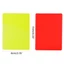 Bộ thẻ cảnh báo và xả trọng tài bóng đá POP Redness Yellow Card Set