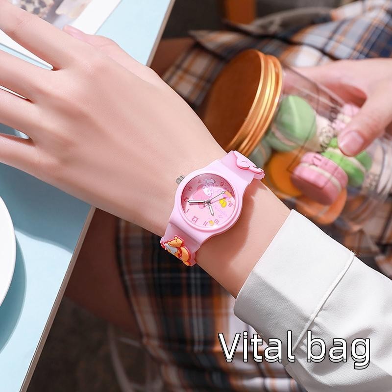 Trẻ Em Bé Gái Đồng Hồ Thạch Anh Analog Hoạt Hình Tròn Dễ Thương Trẻ Em Tập Đi Đồng Hồ Đeo Tay Quà Tặng Cho Bé Gái