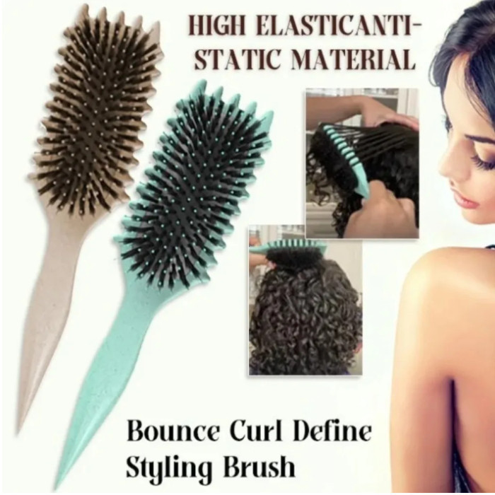SEVICH Bounce Curl Define Styling Brush Detangling Hair Brush Tangled Hair Lược Định hình Định hình uốn tóc Dụng cụ tạo kiểu tóc