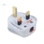 Phích Cắm Điện Có Thể Tháo Rời Loại G Trắng Đen 3 Pin UK Main Plug 13A Thiết Bị Lắp Ráp Dây Điện Cầu Chì Đầu Nối Dây mới