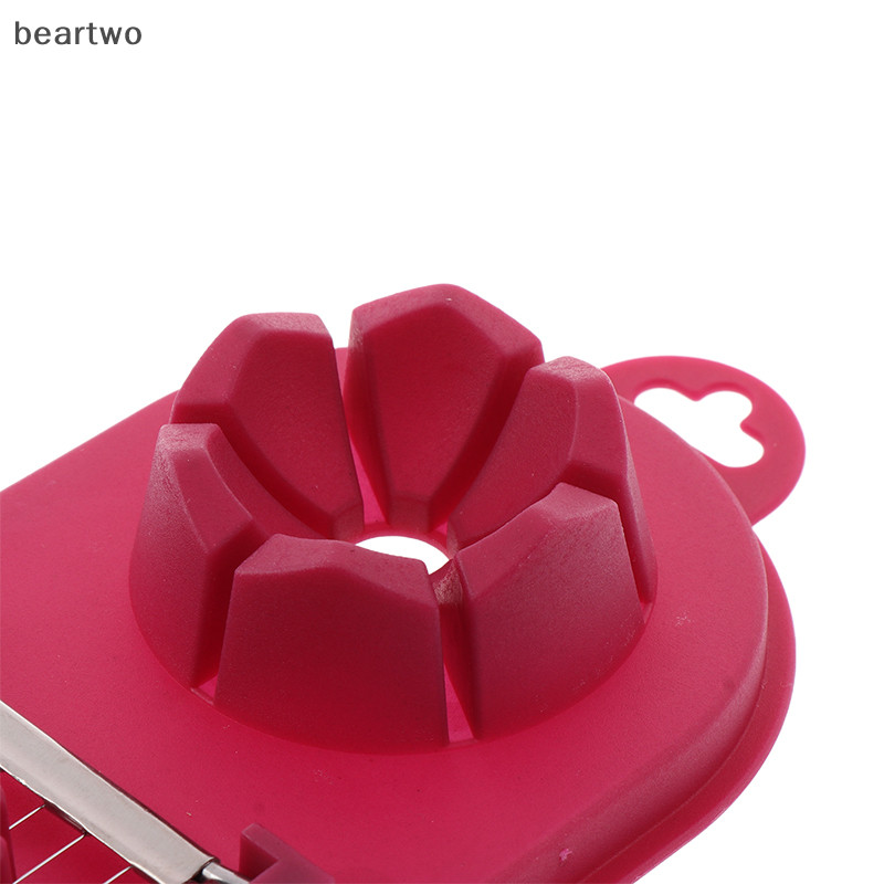 < Beartwo > al Máy cắt trứng bằng thép không gỉ Máy cắt lát trứng Khuôn cắt lát hình hoa Máy cắt thịt Luncheon Tiện ích nhà bếp Đẹp