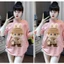 Labubu Men & Women Trendy T-shirt Loose Breathable Quick-Drying Top Couple T-shirt 2024 Summer