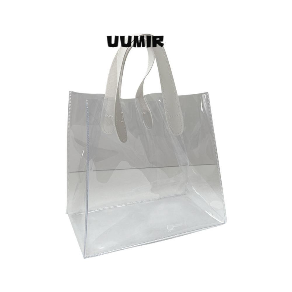 UUMIR Túi Xách Mua Sắm pvc Trong Suốt Có Tay Cầm Sức Chứa Lớn