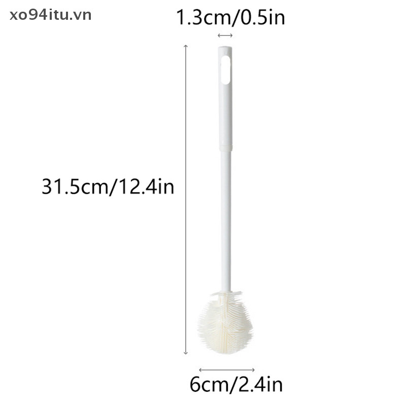 Xoitu Cốc Bàn Chải Vệ Sinh Tay Cầm Dài Chai Làm Sạch Silicone Sữa Chai Rượu Ly Bụi Hộ Gia Đình Thủy Tinh Cà Phê Cốc Trà VN
